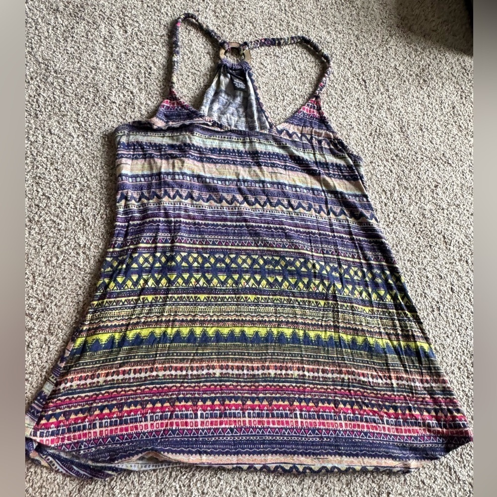 Rue21 Asymmetrical multicolor Tank Top